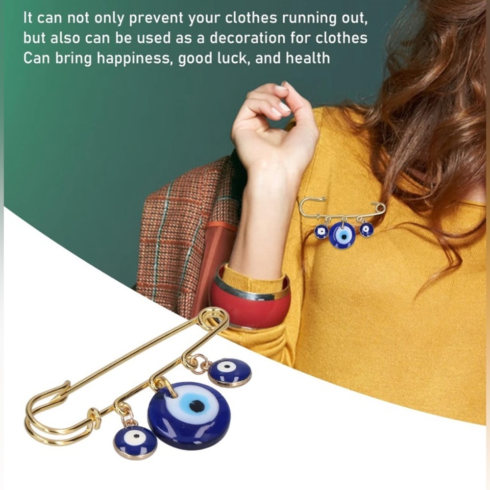 Evil Eye Pin - Picture 5 of 6
